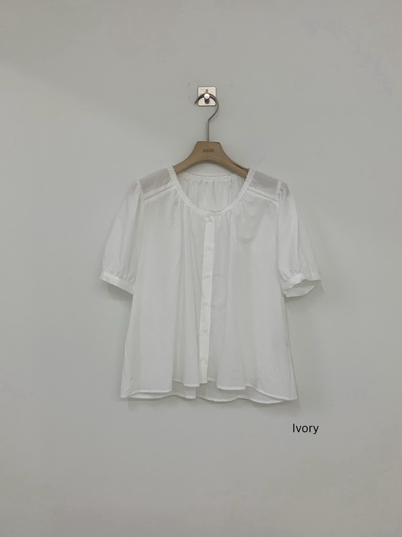 JUEDE韓國東大門直郵女裝新品休閑襯衫蕾絲衫JUEDE襯衫/蕾絲衫