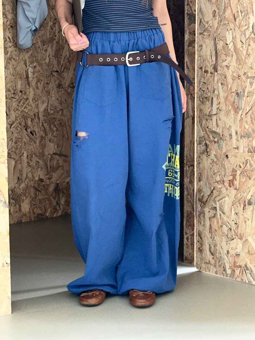 ZEROZERO韓國東大門直郵女士新品26夏季休閑褲闊腿褲復古亞麻ZEROZERO休閑褲