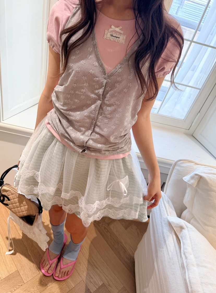 BOUTIQUE-L韓國東大門直郵女士新品26夏季休閑推薦T恤露背BOUTIQUE-LT恤