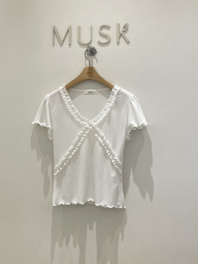 MUSK韓國東大門代購女裝新品熱賣時尚26夏季推薦人氣休閑T恤MUSKT恤