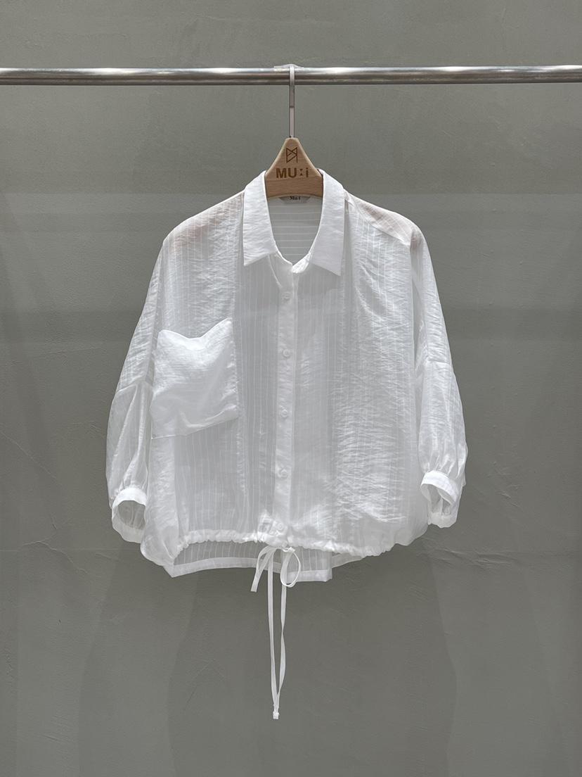 THE MUI韓國東大門直郵女裝新品26夏季休閑人氣襯衫蕾絲衫THE MUI襯衫/蕾絲衫