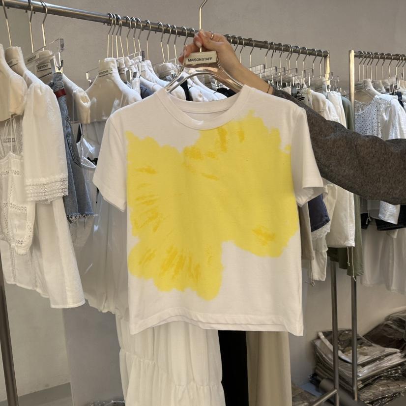 DOUBLE STANDARD/LE SMOKING/MAISONSTAFF韓國代購女裝新品時尚T恤MAISONSTAFFT恤
