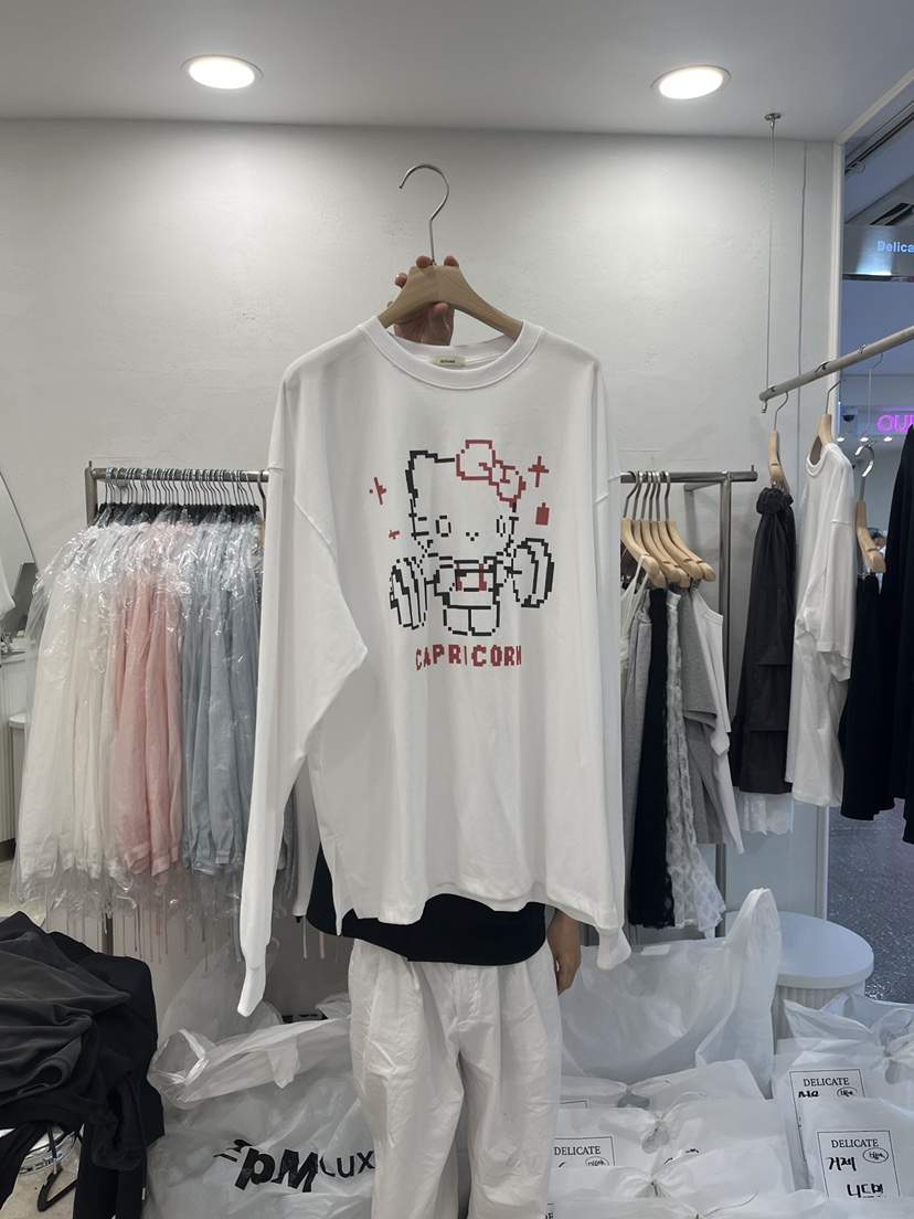 DELICATE韓國東大門代購女裝新品推薦時尚26夏季休閑長袖T恤DELICATE長袖T恤