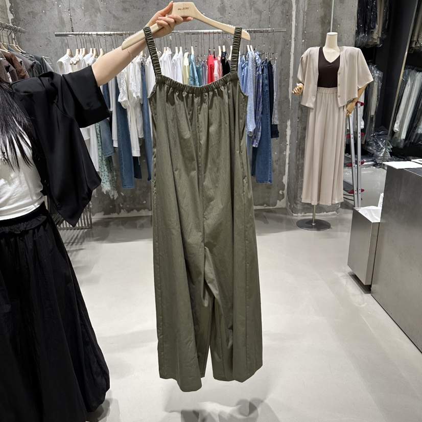 JUNI韓國直郵女裝新品推薦人氣時尚熱賣26夏季休閑背帶褲my juni背帶褲