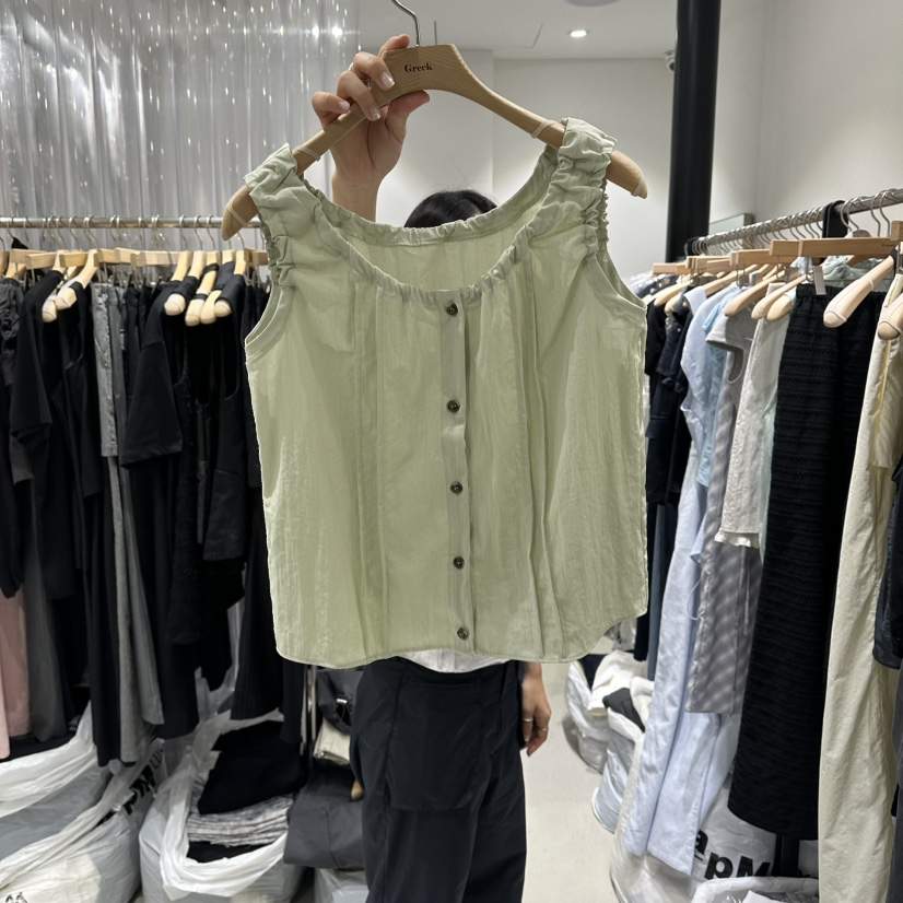 GREEK韓國直郵實拍女裝新品推薦人氣休閑熱賣時尚吊帶背心GREEK吊帶/背心