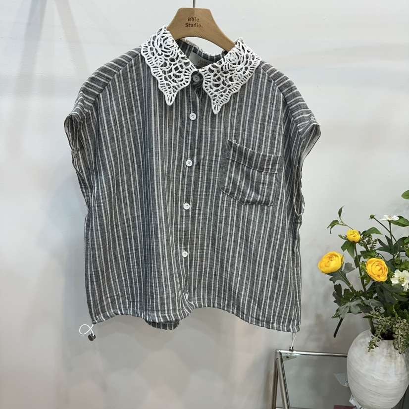 ABLESTUDIO韓國直郵女裝新品人氣26夏季熱賣推薦襯衫蕾絲衫ABLESTUDIO襯衫/蕾絲衫