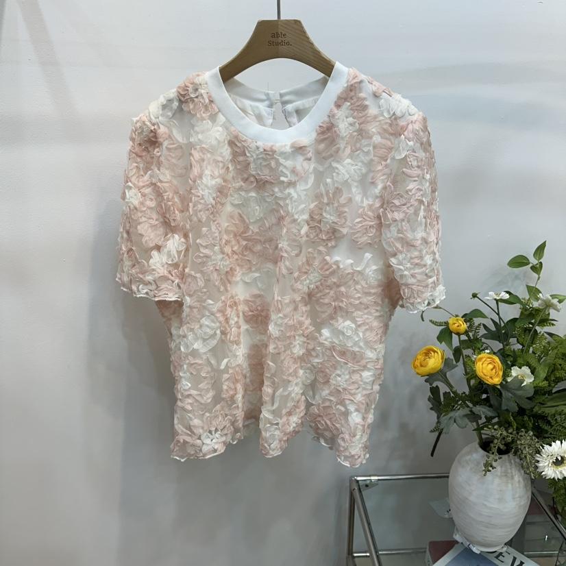 ABLESTUDIO東大門實拍韓國女裝新品推薦熱賣26夏季襯衫蕾絲衫ABLESTUDIO襯衫/蕾絲衫