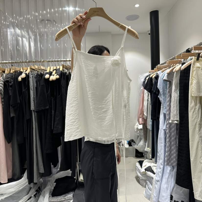 GREEK東大門實拍韓國女士新款26夏季時尚推薦吊帶背心小花GREEK吊帶/背心
