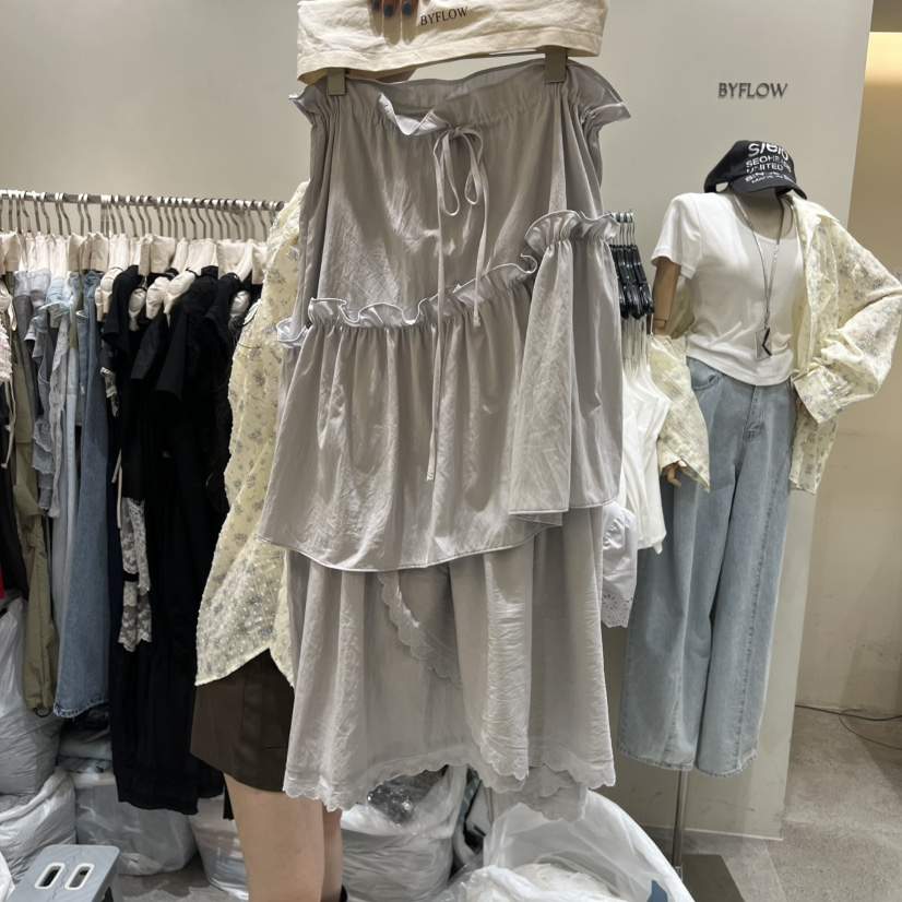 BY FLOW韓國直郵實拍女士新品26夏季推薦人氣時尚休閑長裙BY FLOW長裙