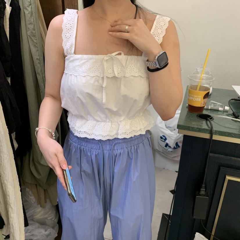 VIRKIN韓國代購女士新款熱賣人氣推薦休閑26夏季吊帶背心VIRKIN吊帶/背心