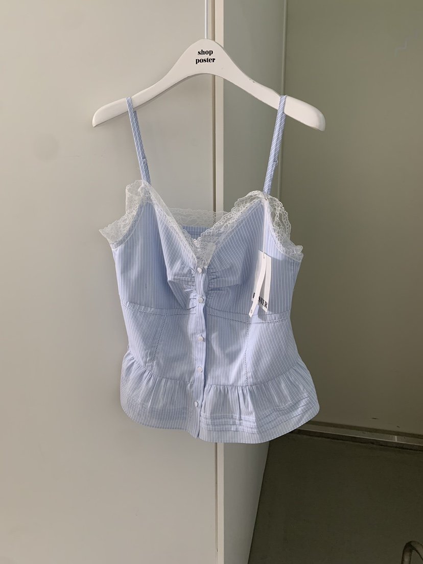 SHOP POSTER韓國東大門直郵女裝新品時尚推薦休閑吊帶背心SHOP_POSTER吊帶/背心