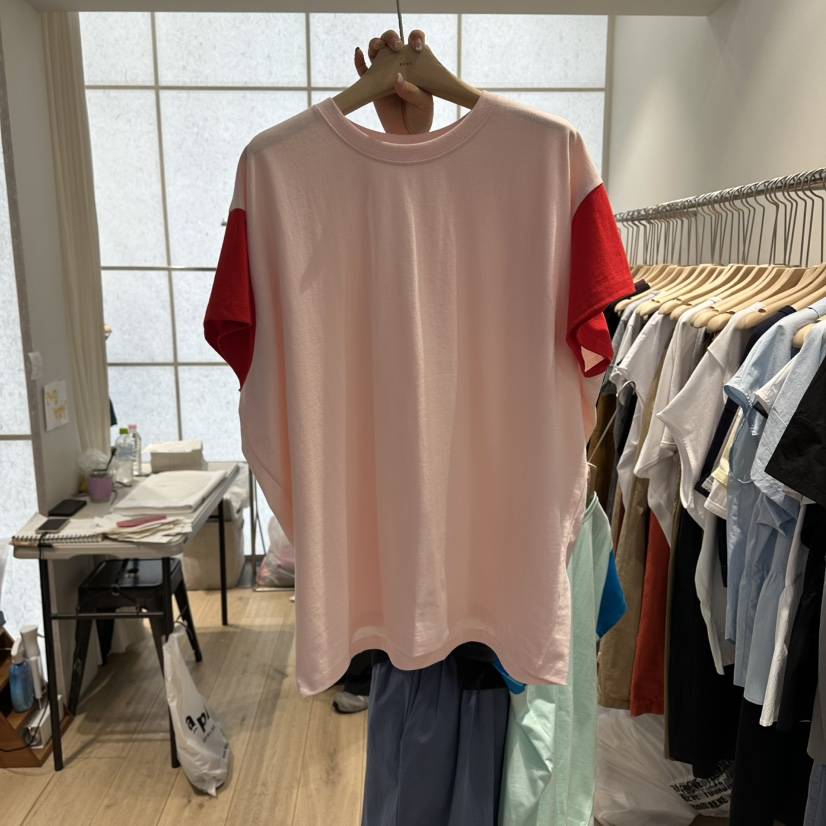 REVE-L韓國東大門代購女裝新品時尚人氣26夏季推薦休閑T恤REVE-LT恤
