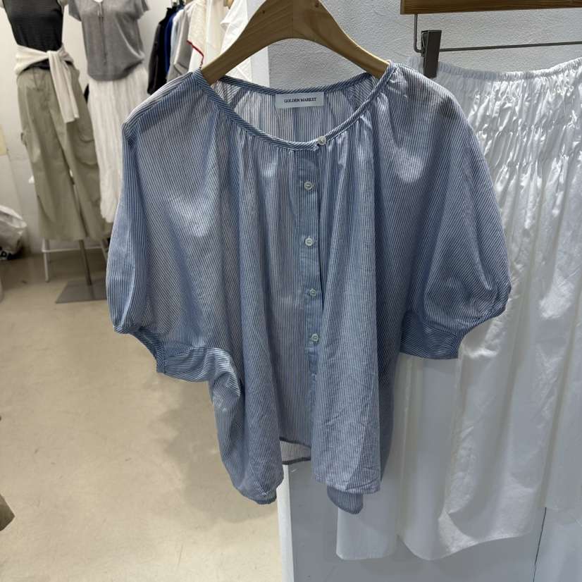 GOLDEN MARKET韓國直郵實拍女士新品時尚襯衫蕾絲衫棉布GOLDEN MARKET襯衫/蕾絲衫