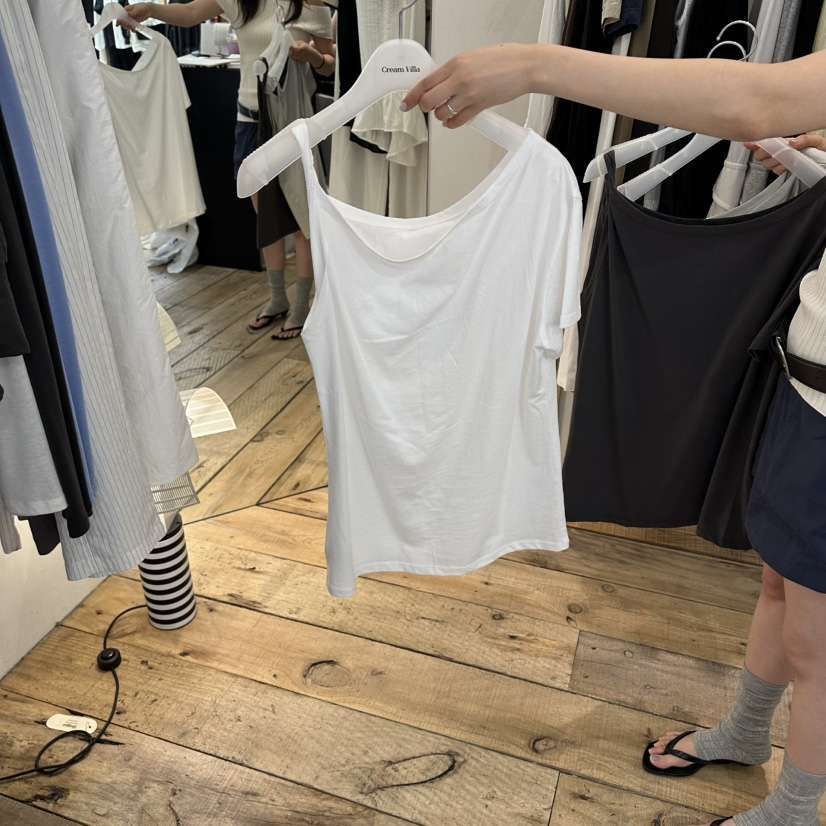 CREAM VILLA東大門實拍韓國女裝新品T恤CREAM VILLAT恤