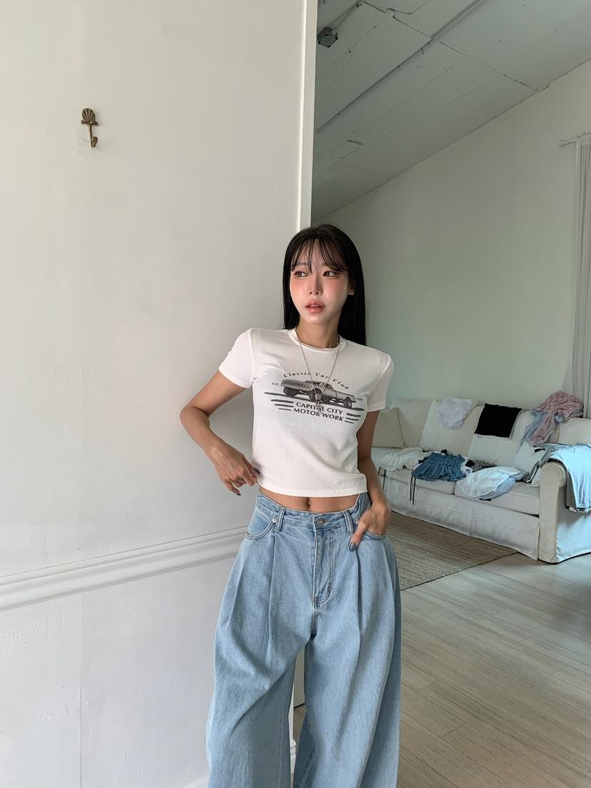 BADCALM東大門實拍韓國女士新款熱賣休閑推薦時尚26夏季T恤BADCALMT恤