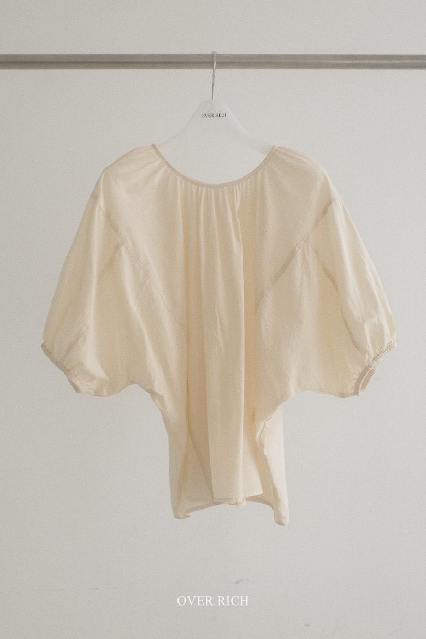 OVER RICH韓國直郵女裝新品26夏季人氣熱賣襯衫蕾絲衫寬松OVER RICH襯衫/蕾絲衫