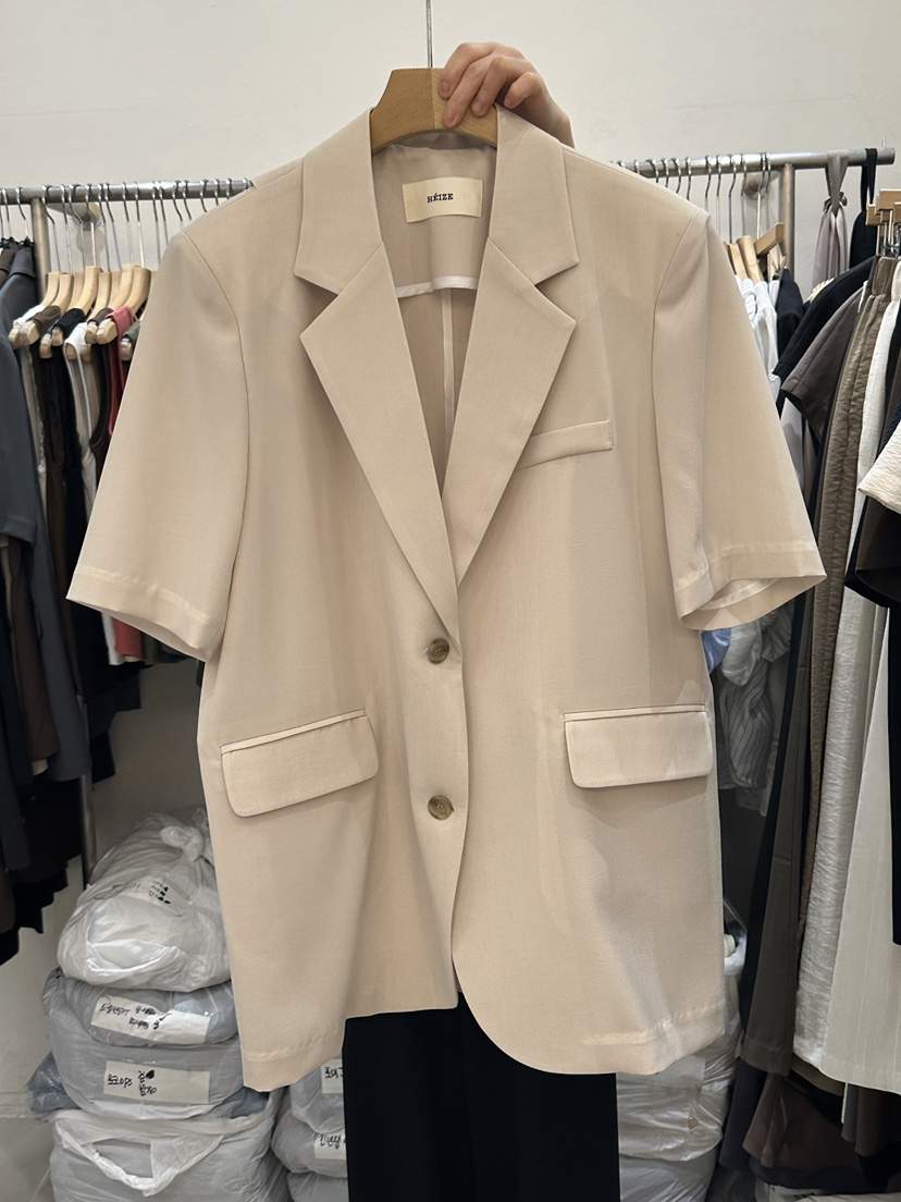 HEIZE東大門實拍韓國女裝新品26夏季人氣推薦休閑西裝西服HEIZE西裝/西服