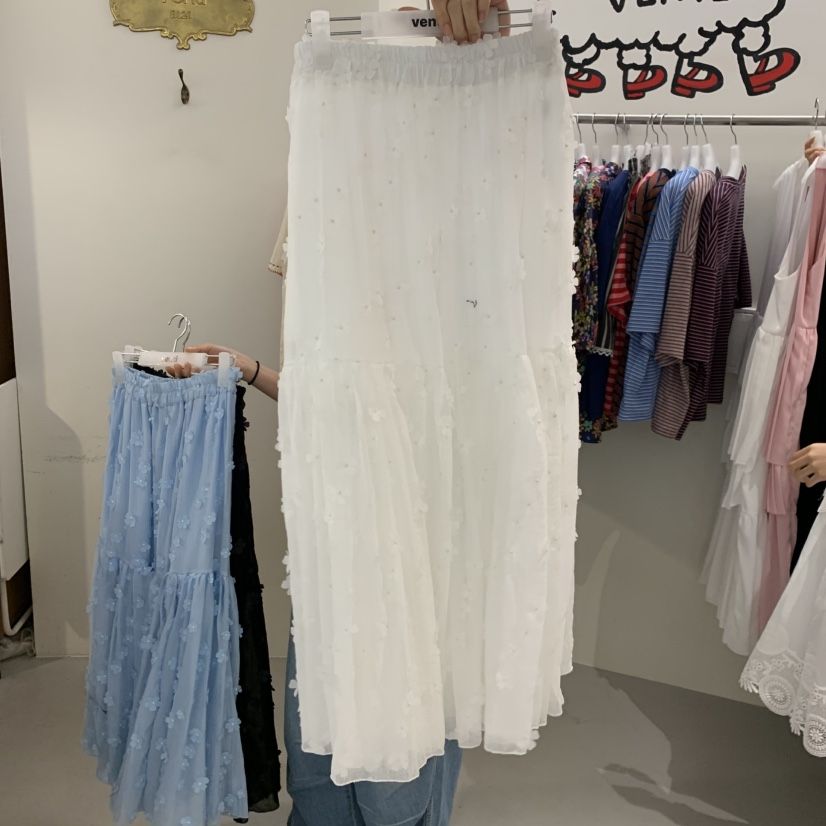 VENTI東大門實拍韓國女裝新款推薦26夏季人氣時尚長裙蕾絲VENTI長裙