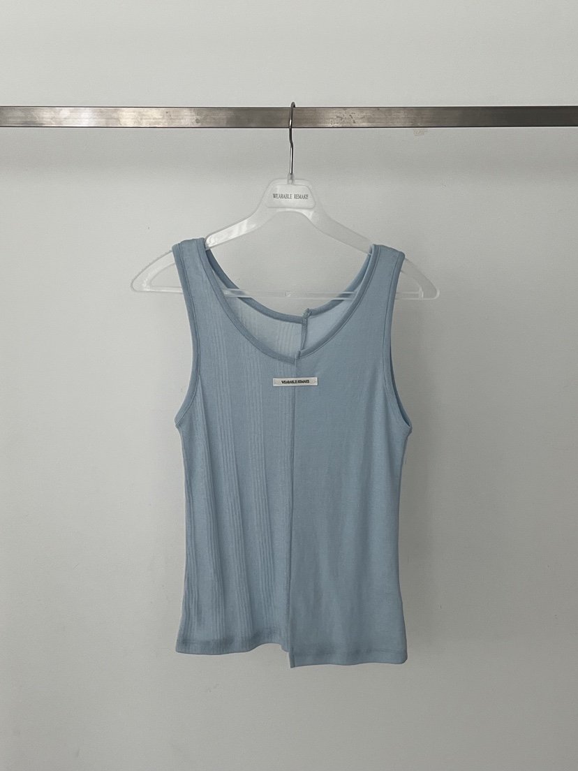 WEARABLE-L韓國東大門直郵女裝新款時尚吊帶背心開衩無袖WEARABLE吊帶/背心