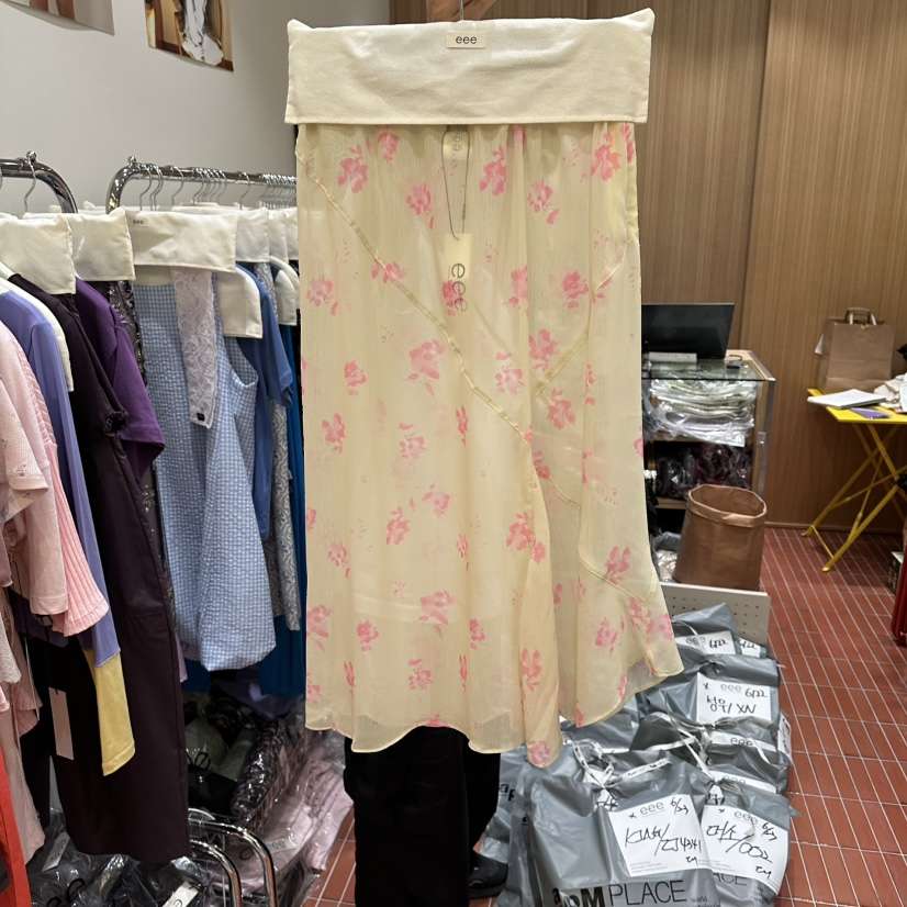 EEE韓國東大門代購女裝新品26夏季熱賣人氣時尚半身裙中短裙EEE半身裙/中短裙