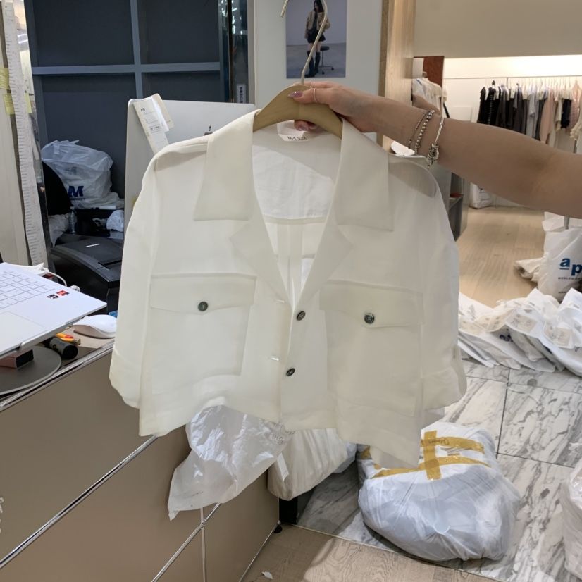 W AND J韓國代購女士新品休閑推薦熱賣人氣時尚26夏季夾克W AND J夾克