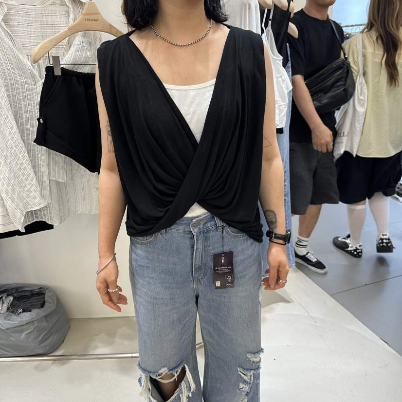 RENDER韓國直郵女裝新品推薦休閑時尚人氣吊帶背心不含內搭RENDER吊帶/背心