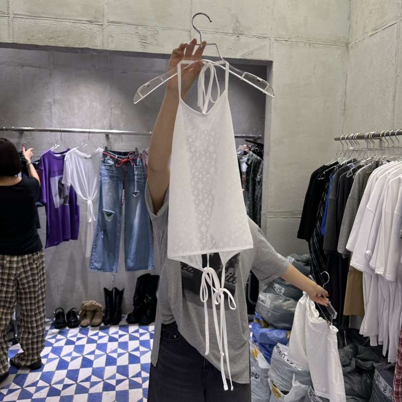 AMOUR東大門實拍韓國女裝新品26夏季休閑推薦時尚吊帶背心AMOUR吊帶/背心