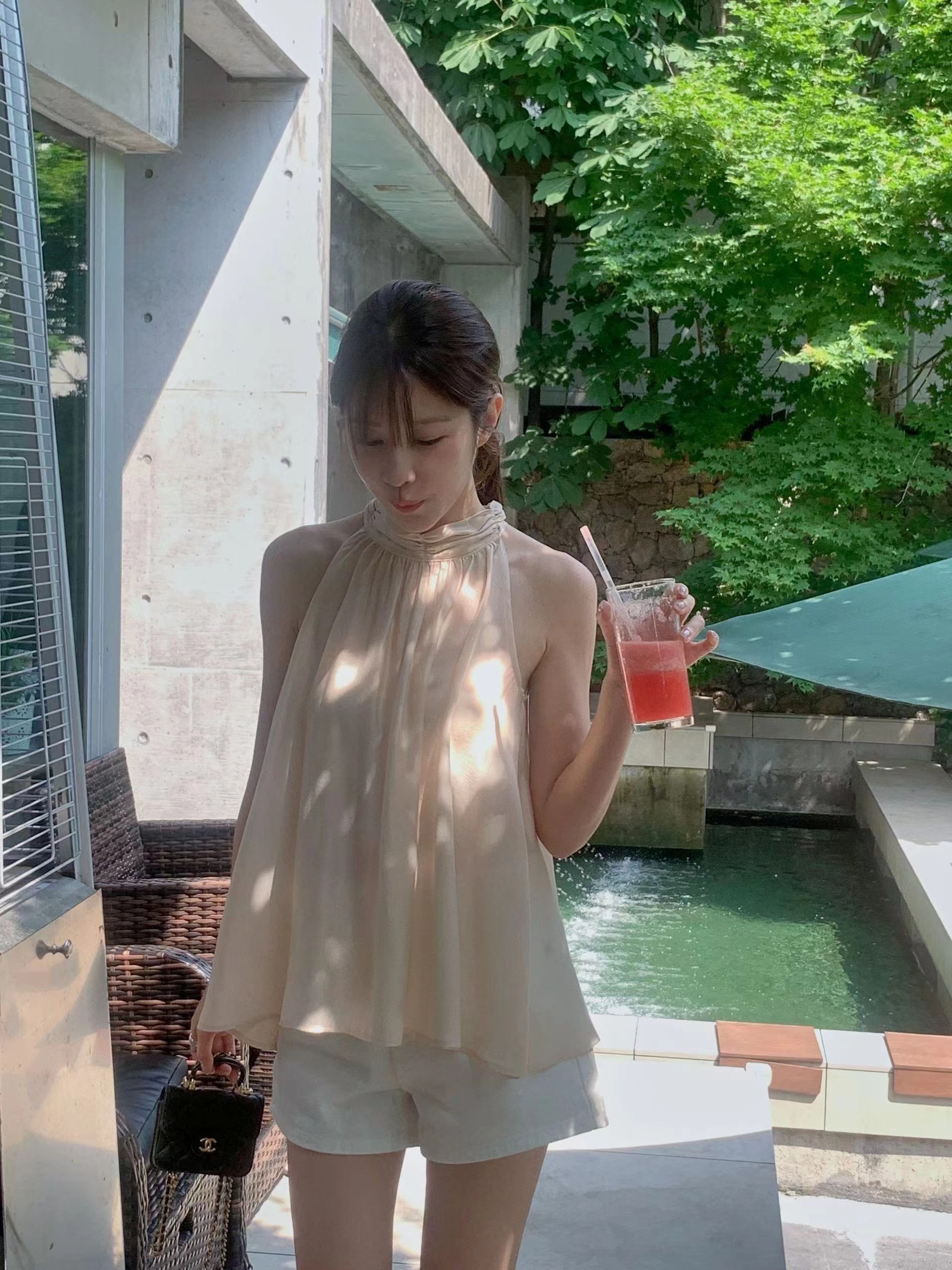 MIELLE-미엘르-OT韓國東大門直郵女士新款推薦吊帶背心露肩無袖MIELLE-2件起吊帶/背心