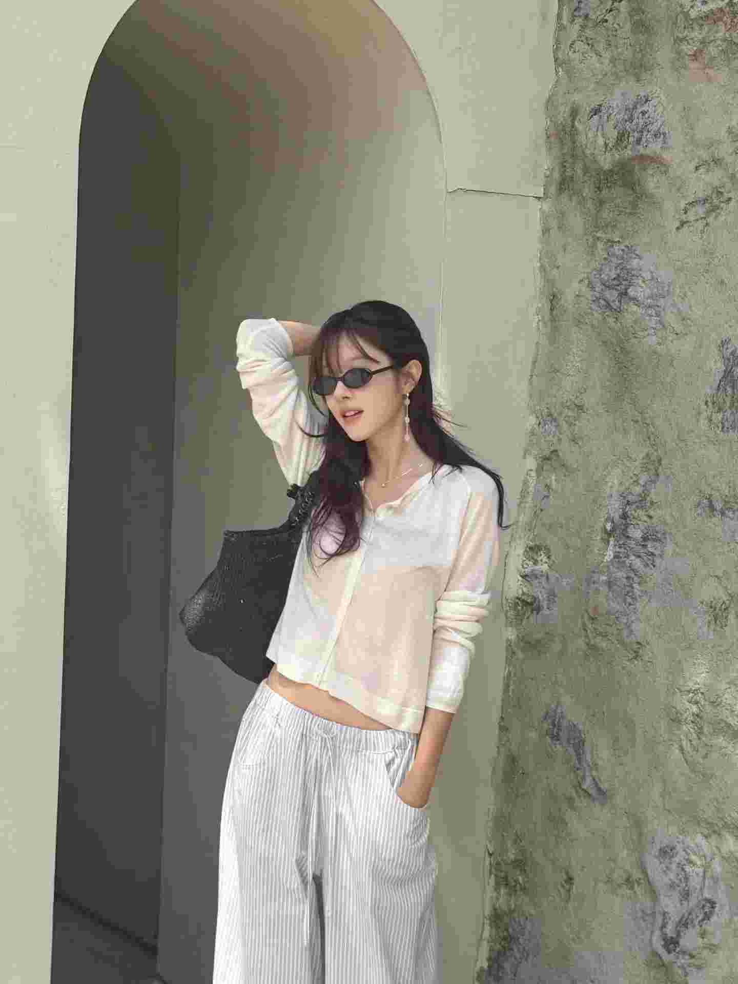 MIELLE-미엘르-OT韓國東大門代購女裝新品熱賣長袖T恤開衫MIELLE-2件起長袖T恤