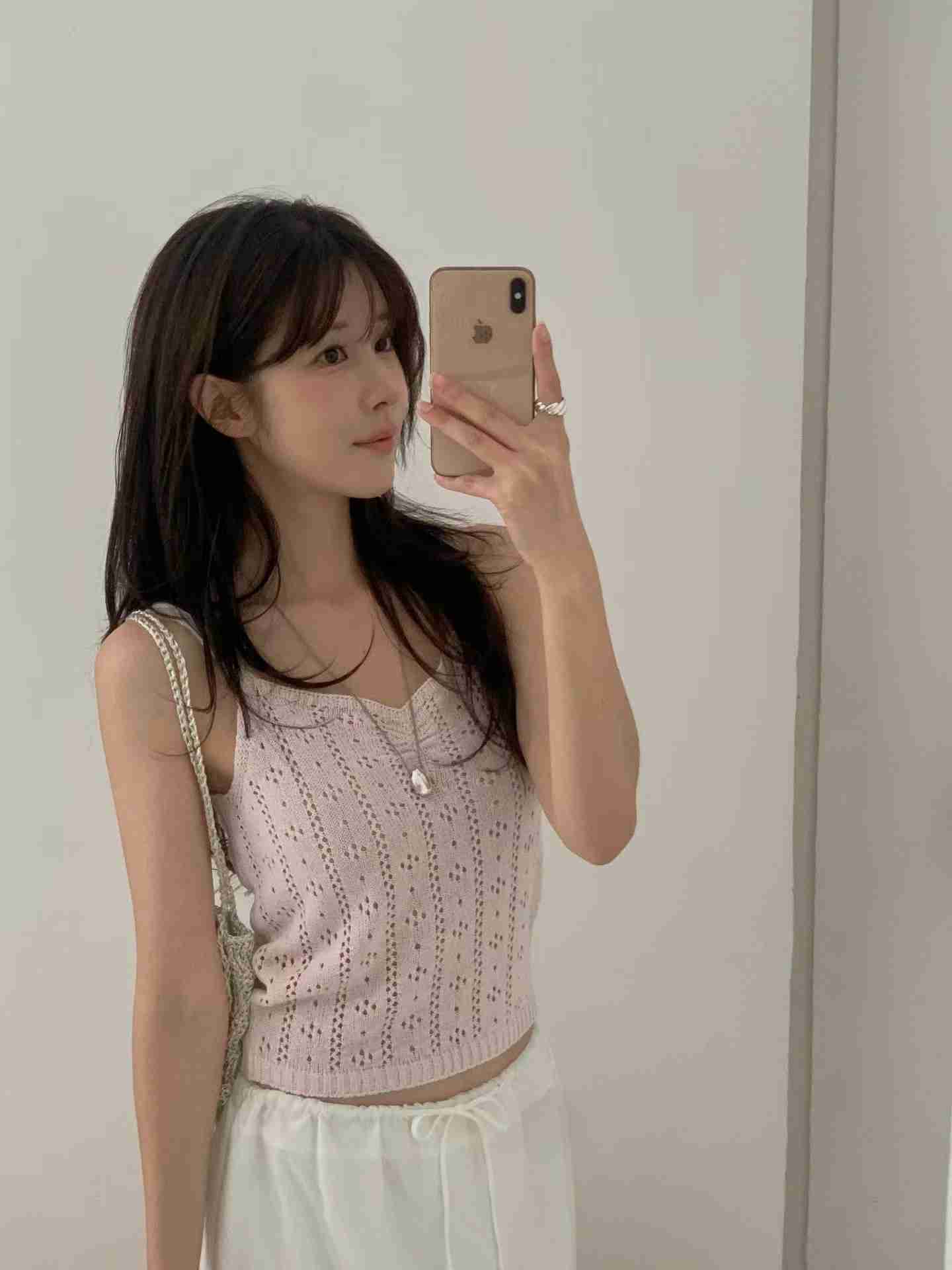 MIELLE-미엘르-OT韓國直郵女裝新款推薦吊帶背心套裝無袖MIELLE-2件起吊帶/背心