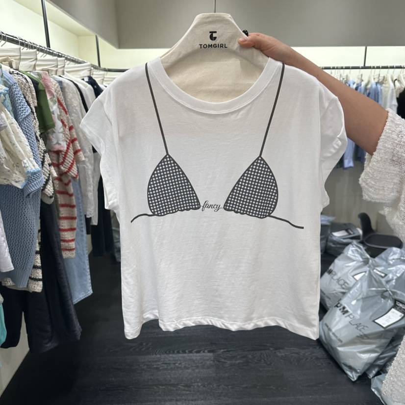 TOMGIRL韓國東大門代購女裝新品推薦人氣熱賣休閑時尚T恤TOMGIRLT恤