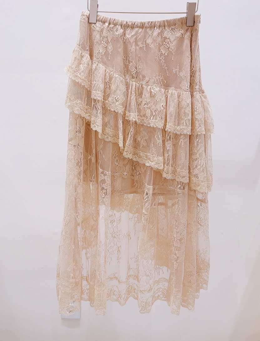 AWESOME-P韓國東大門代購女裝新品26夏季推薦長裙不對稱AWESOME-P長裙