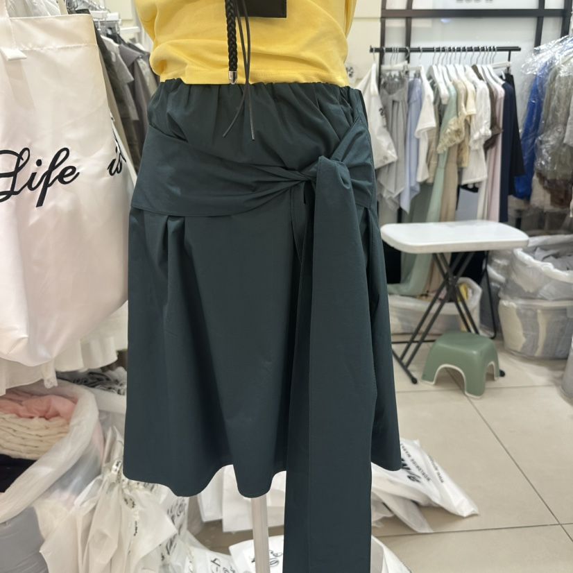 EGG IS韓國東大門直郵女士新品26夏季半身裙中短裙兩種穿法EGG IS半身裙/中短裙
