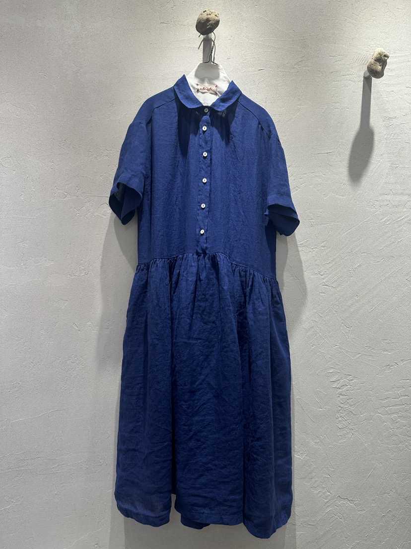 AT NOTE韓國直郵女士新款推薦熱賣休閑26夏季連衣裙亞麻開襟AT NOTE連衣裙