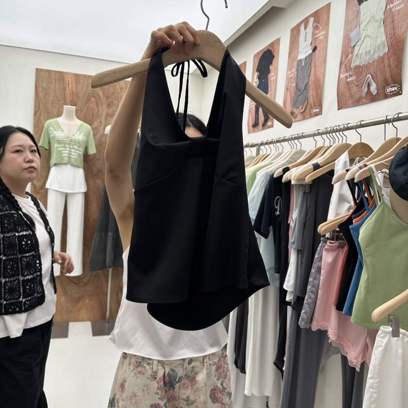 CHAV韓國直郵女士新品休閑推薦人氣26夏季熱賣時尚吊帶背心CHAV吊帶/背心
