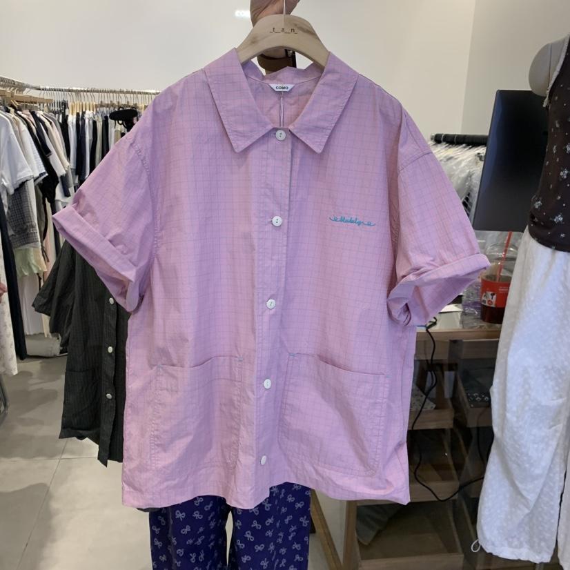 TAN&amp;COMO韓國東大門直郵女裝新品時尚休閑襯衫蕾絲衫tan-COMO襯衫/蕾絲衫