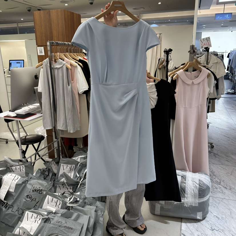 MER韓國代購女士新品熱賣休閑推薦26夏季時尚人氣連衣裙MER/ANGELO BIANCO連衣裙