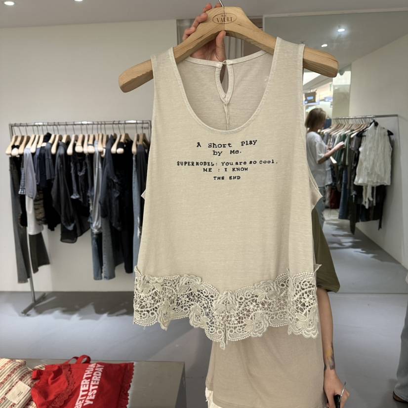 VAULT韓國代購女裝新款休閑26夏季熱賣人氣推薦時尚吊帶背心VAULT吊帶/背心