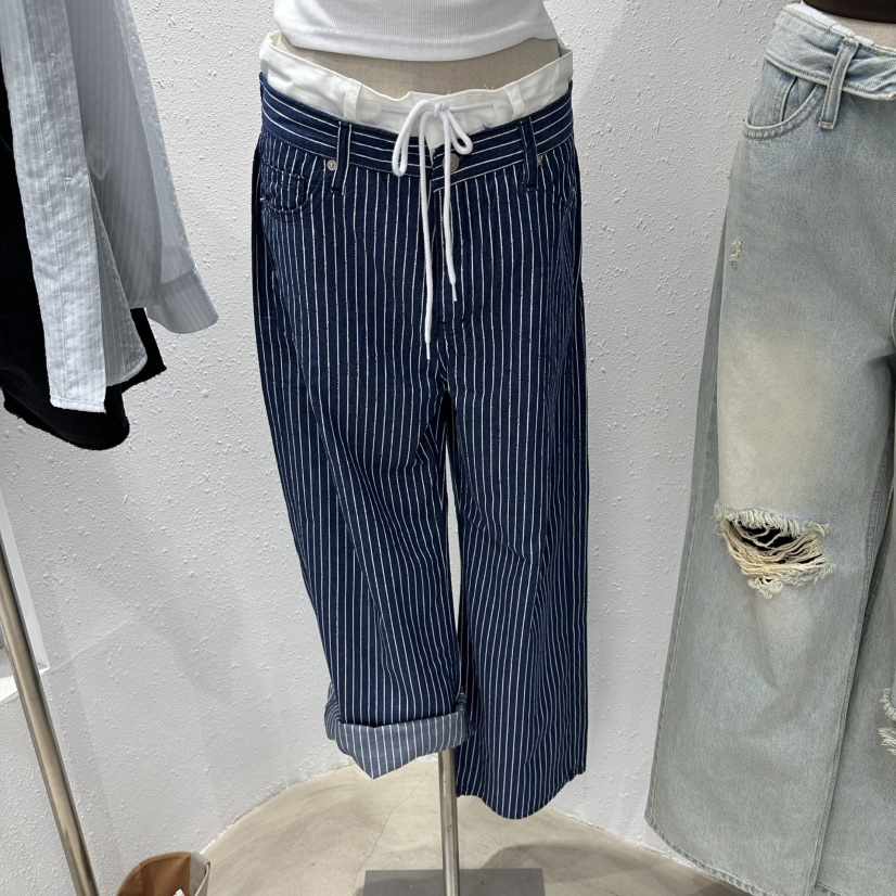 ACKER韓國代購女士新款人氣26夏季熱賣休閑時尚休閑褲腰帶ACKER休閑褲