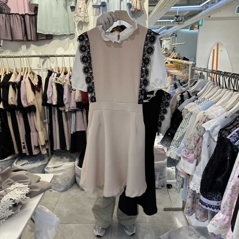 PAPA韓國東大門直郵女士新品人氣熱賣26夏季推薦休閑連衣裙Papaine/HALMADE連衣裙