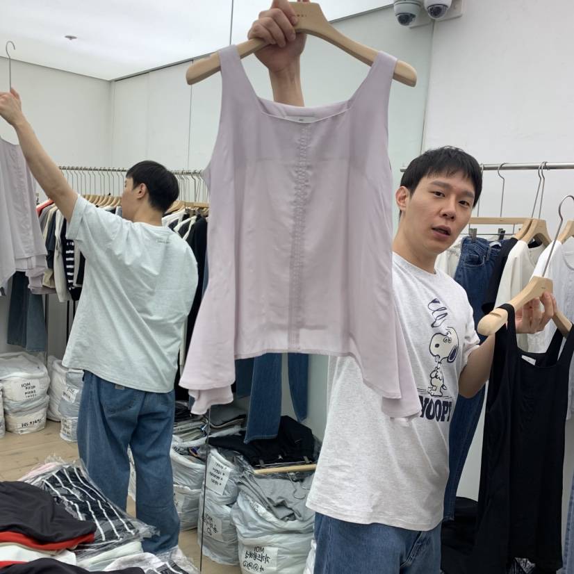 MOI-A韓國直郵女士新款休閑26夏季推薦人氣吊帶背心無袖MOI-A吊帶/背心