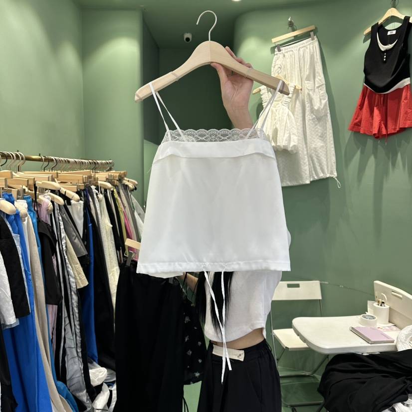 ROMANTIC NEWYORK韓國直郵女士新品熱賣推薦吊帶背心蕾絲ROMANTIC NEWYORK吊帶/背心