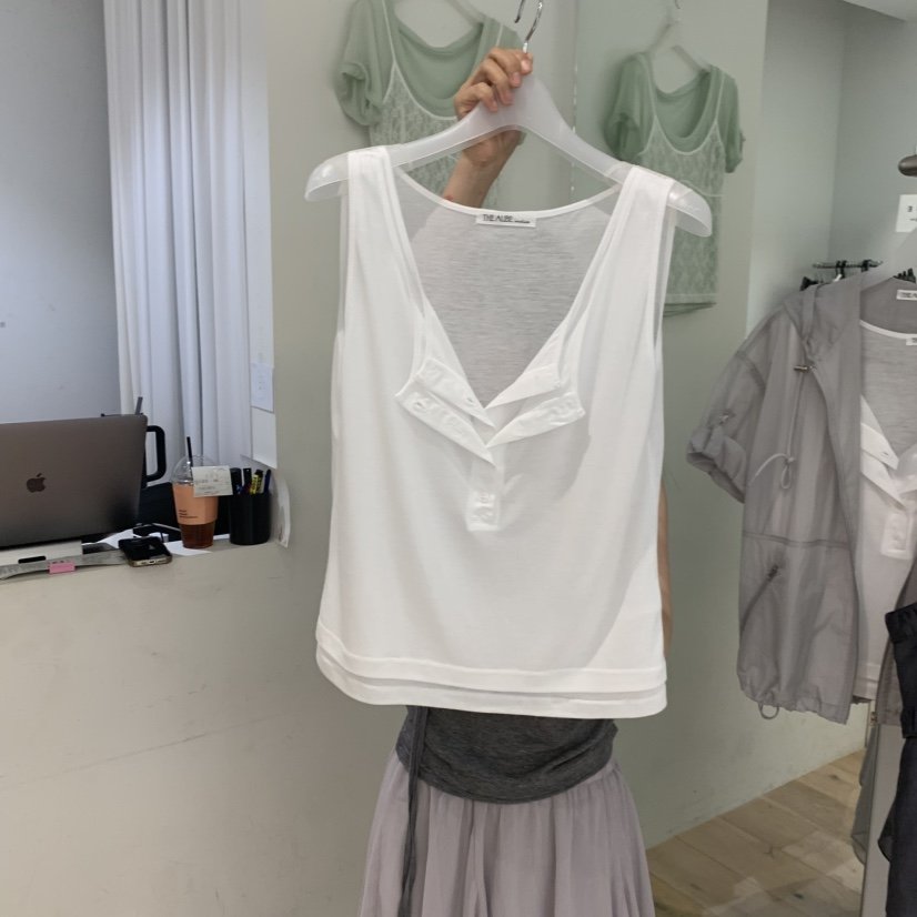 AUBE韓國直郵實拍女裝新品26夏季時尚推薦休閑熱賣吊帶背心AUBE吊帶/背心