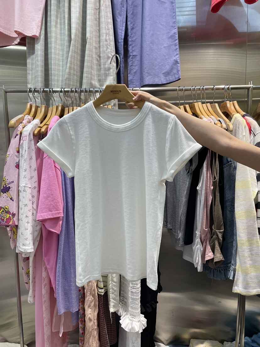 MENDL S韓國東大門直郵女士新品熱賣人氣26夏季時尚休閑T恤MENDL ST恤