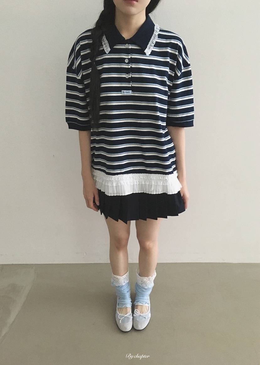 BY CHAPTER東大門實拍韓國女裝新品推薦時尚熱賣26夏季T恤BY ChapterT恤