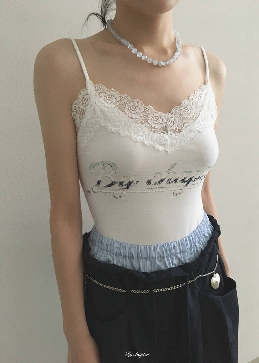 BY CHAPTER韓國東大門代購女士新品時尚推薦吊帶背心無袖BY Chapter吊帶/背心