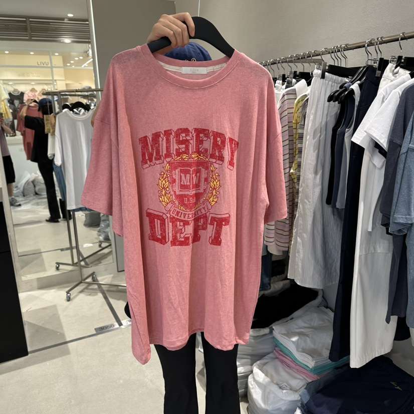 LIVU/MEMO CLASSIC韓國直郵實拍女裝新品26夏季熱賣T恤LIVU/MEMO CLASSICT恤