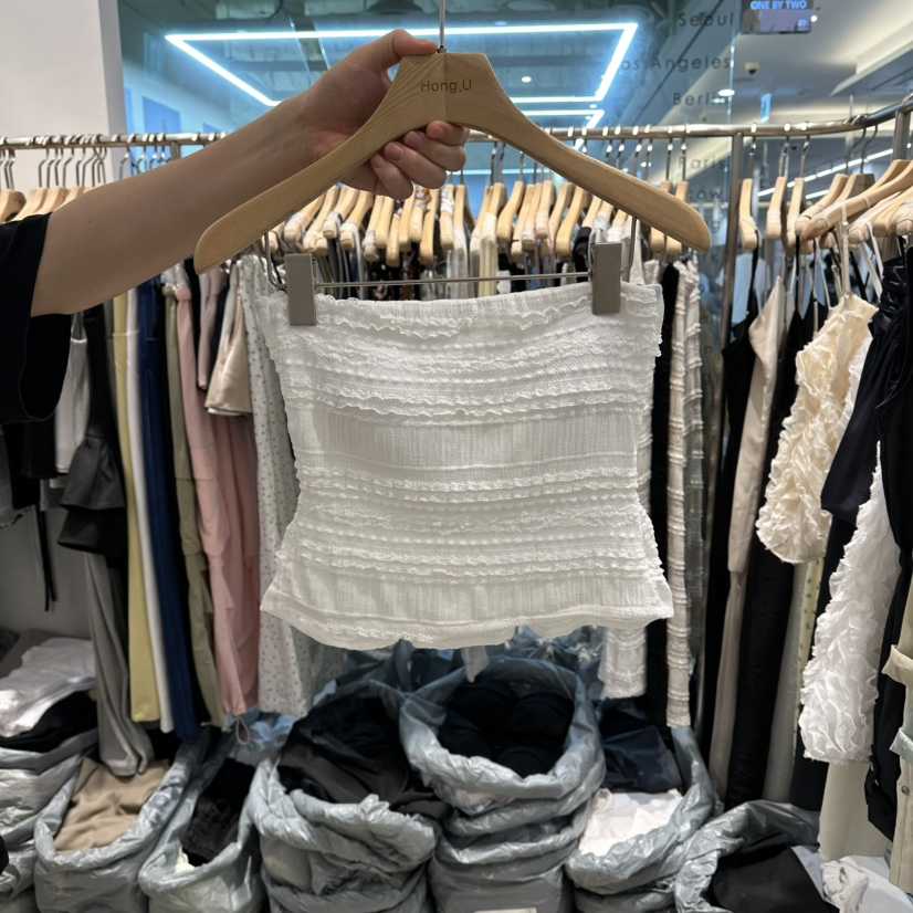 HONG.U韓國直郵女裝新款推薦休閑熱賣26夏季人氣吊帶背心HONG.U吊帶/背心
