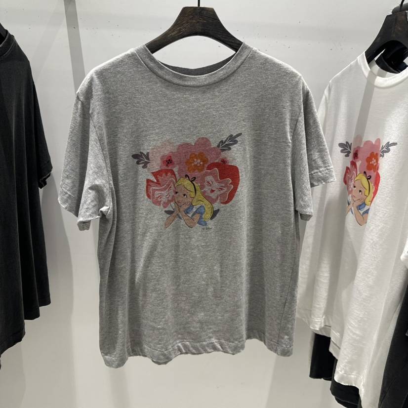 JANE BIRKIN韓國東大門直郵女士新款熱賣人氣時尚T恤花朵JANE BIRKIN設計師品牌T恤