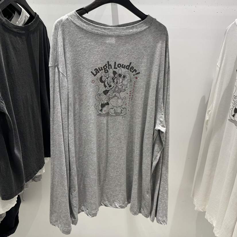 JANE BIRKIN東大門實拍韓國女士新款熱賣推薦休閑長袖T恤鴨JANE BIRKIN設計師品牌長袖T恤